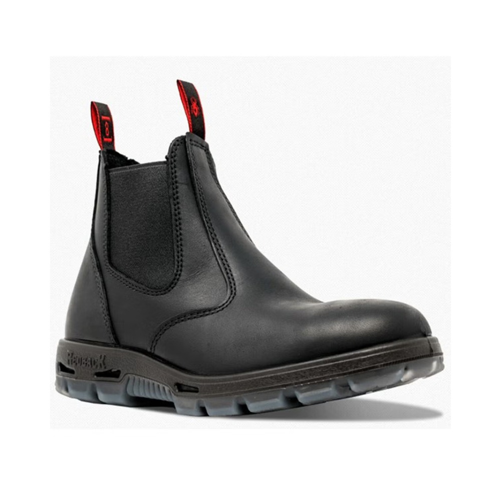 Redback® (Men's 9.5 M) Easy Escape™ 6" Pull-On Boots in Black - $190